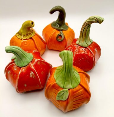 Clay Pumpkins